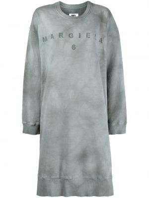 Trykt dress Mm6 Maison Margiela grønn