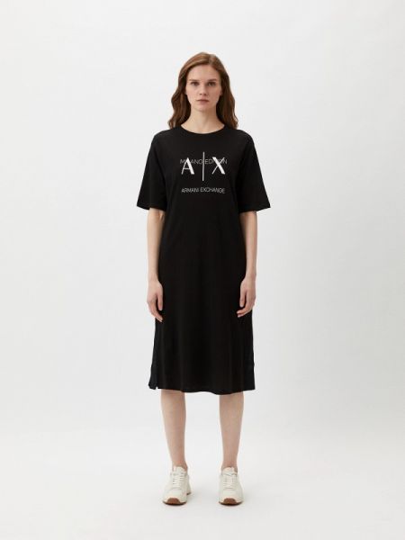 Платье Armani Exchange черное