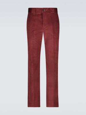 Pantaloni chino Erdem roșu