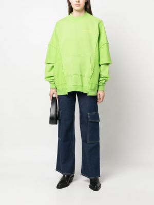 Oversize sweatshirt aus baumwoll Khrisjoy grün