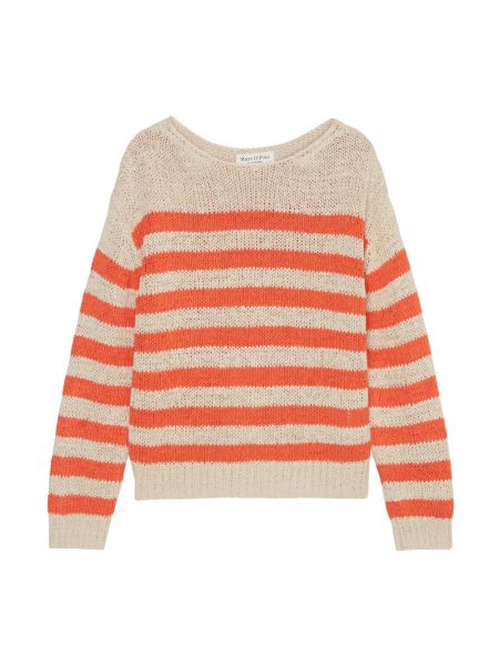 Sweter w paski relaxed fit Marc O'polo