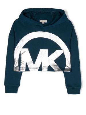 Kapucnis pulóver Michael Kors Kids - Kék