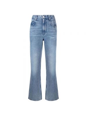 Proste jeansy Isabel Marant Etoile niebieskie