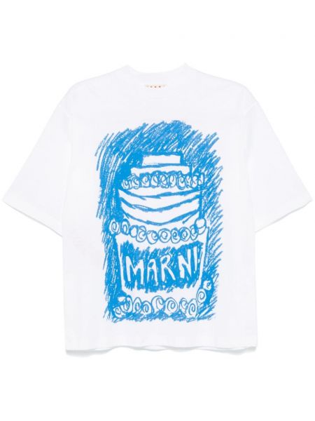 T-shirt Marni hvid