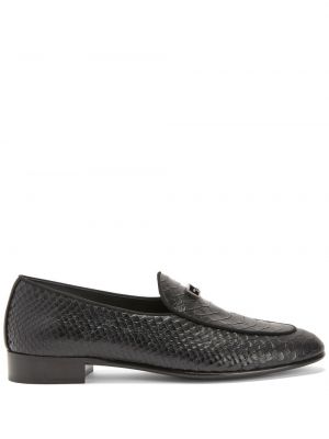 Mocassins en cuir Giuseppe Zanotti noir