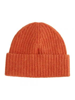 Haftowana czapka Mc2 Saint Barth pomarańczowa