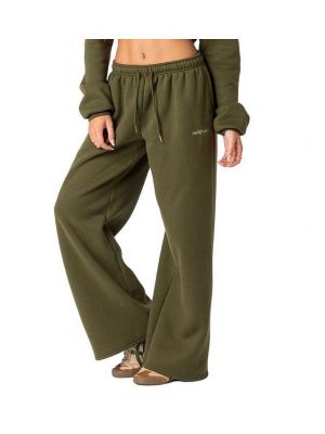 Широкие брюки с низкой талией Edikted зеленые