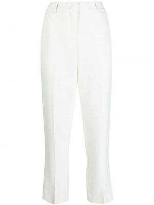Ravne hlače Ermanno Scervino bela