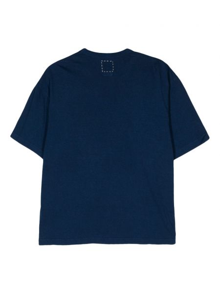 Kokvilnas t-krekls Visvim zils