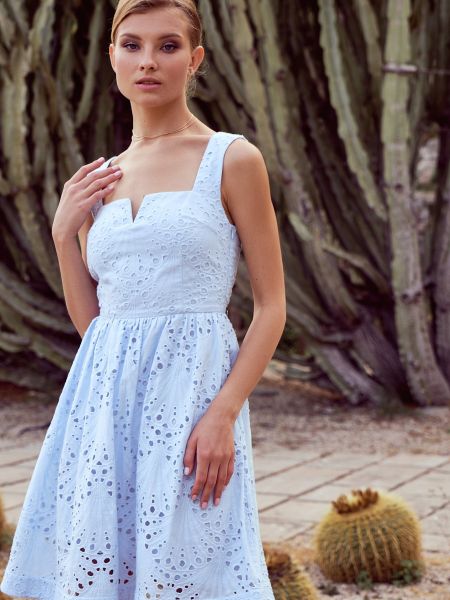 Блакитна сукня міні Gepur