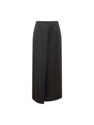 Czarna spódnica midi z niską talią Givenchy
