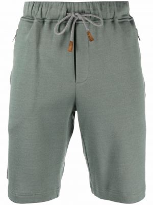Bermuda kratke hlače s črtami Eleventy zelena