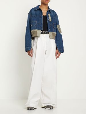 Bavlnená džínsová bunda Sacai
