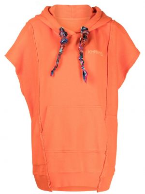 Ärmlös hoodie Khrisjoy orange