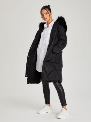 Утепленная куртка из искусственного меха Oslo Urban Bliss черный