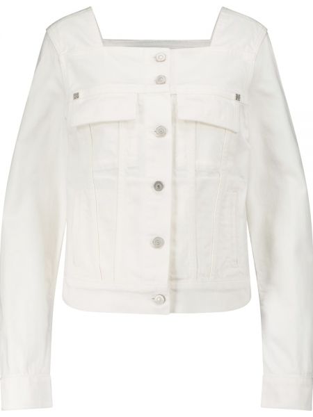Casual bavlněná džínová bunda Givenchy - bílá