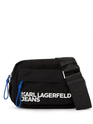Torbica za čez ramo s potiskom Karl Lagerfeld Jeans