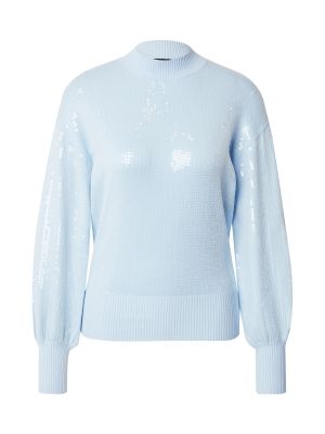 Пуловер Karen Millen светлосиньо