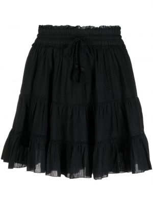 Mini sukně s volány Isabel Marant Etoile - černá