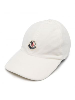 Cappello con visiera Moncler bianco