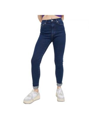 Jeansy skinny slim fit Tommy Jeans niebieskie