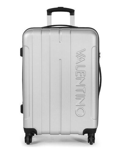 Bőrönd Valentino ezüstszínű