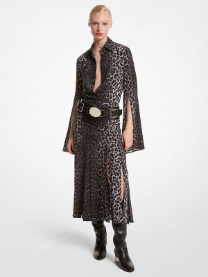 Леопардовая юбка с принтом Michael Kors