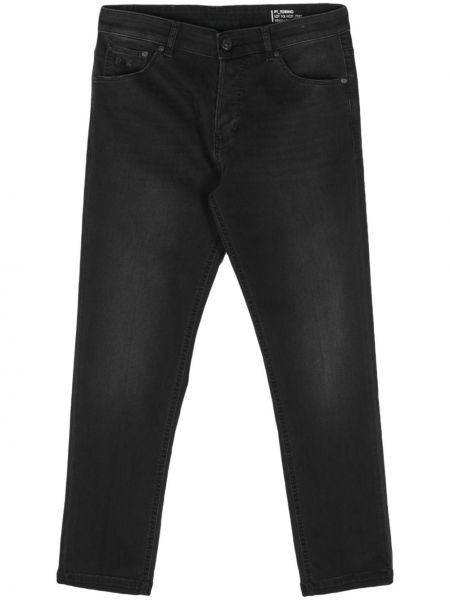 Obnosené skinny fit džínsy Pt Torino čierna