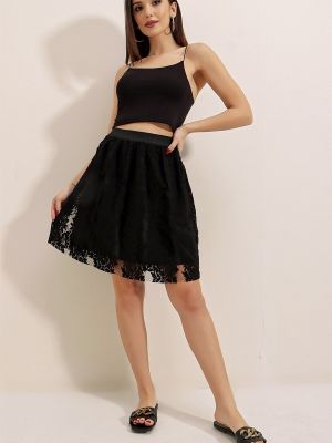 Krajkové sukně By Saygı černé