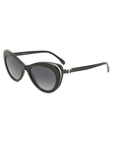 Солнцезащитные очки Chanel, черные