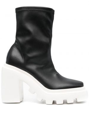 Ankle boots skórzane na obcasie Vic Matie