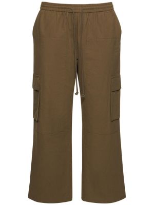 Bavlněné cargo kalhoty Gimaguas khaki