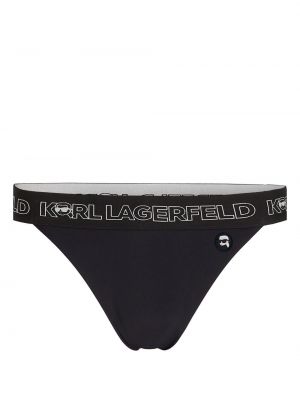 Bikini nyomtatás Karl Lagerfeld fekete