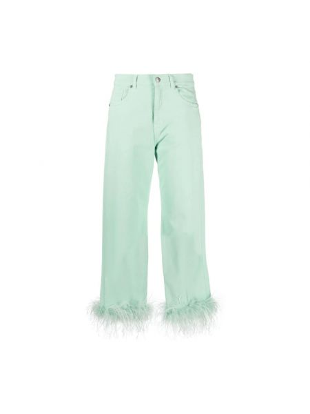 Zielone jeansy Parosh