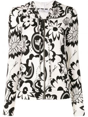 Φλοράλ μπουφάν με φερμουάρ με σχέδιο Amir Slama
