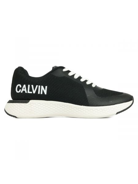 Trampki z siateczką Calvin Klein Jeans czarne