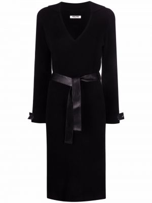 Kleid mit v-ausschnitt Max & Moi schwarz