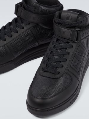 Bőr sneakers Givenchy fekete