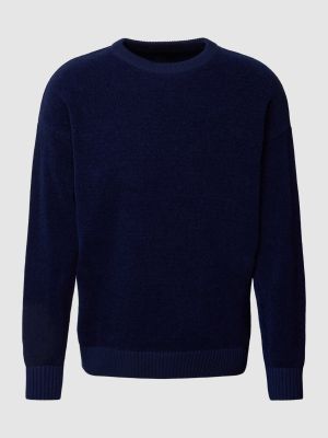 Dzianinowy sweter Drykorn niebieski