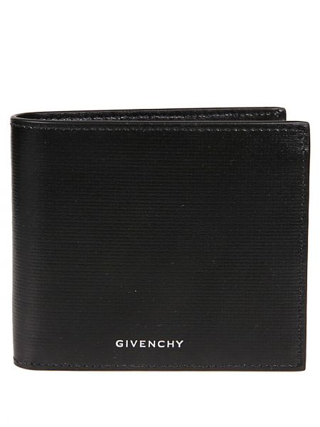 Portafoglio di pelle Givenchy nero