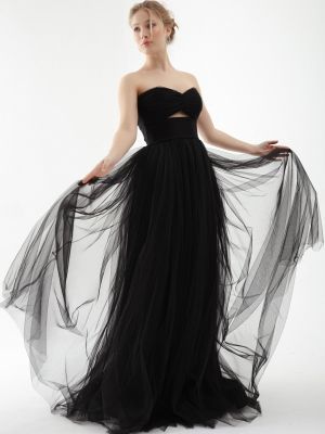 Вечерна рокля от тюл Lafaba черно