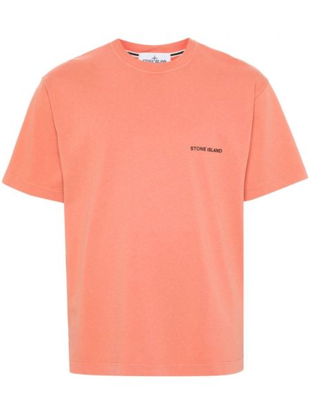 T-shirt Stone Island orange