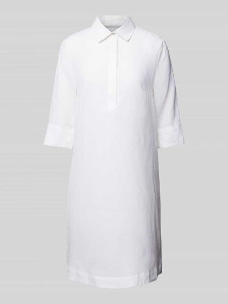 Sukienka midi w jednolitym kolorze Christian Berg Woman biała