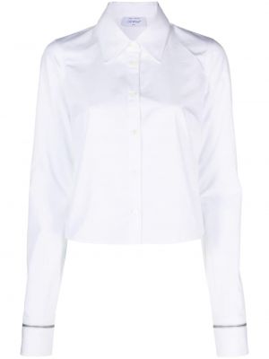 Camicia a punta appuntita Off-white bianco