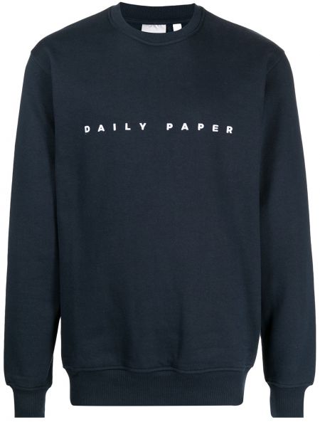Sweatshirt mit print Daily Paper blau