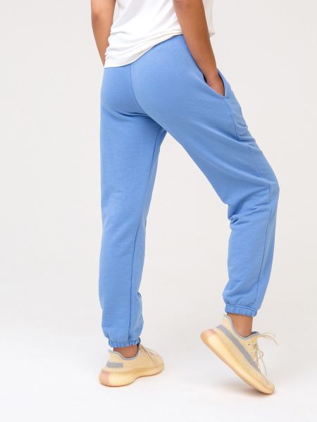 Трикотажные брюки Raposa голубые