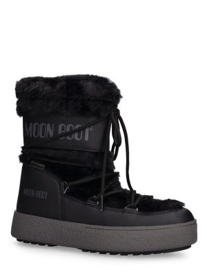 Auliniai batai su kailiu Moon Boot juoda