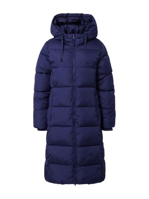 Priliehavý zimný kabát Gap modrá