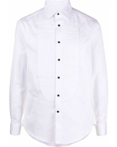 Camisa plisada Brunello Cucinelli blanco