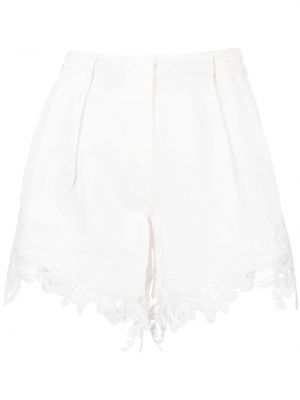 Kratke hlače s cvetličnim vzorcem Maurizio Mykonos bela